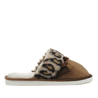 Oldcom Papuče COMFY Hnědé Dámské Velikost: 33/34, Barva: Hnědá