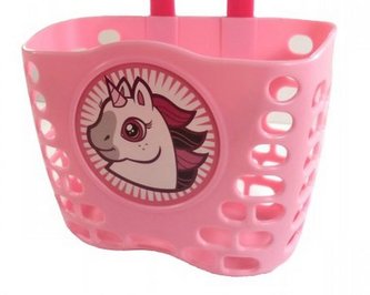 koš dětský barevný růžový Koník + pásky