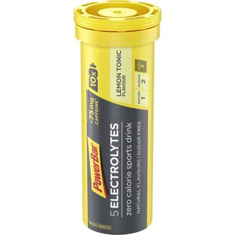 Tablety PowerBar ELECTROLYTES citron a tonik s kofeinem 10 tablet