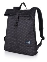 batoh daypack LOAP ISLA černo/puntík