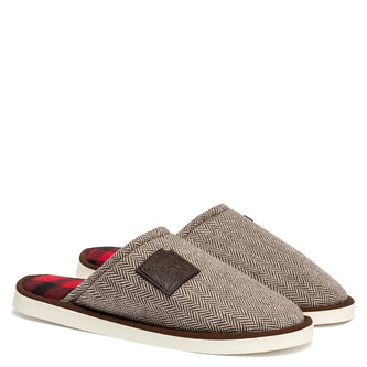 Oldcom Papuče LUXHOME Hnědé Uni Velikost: 43/44, Barva: Hnědá