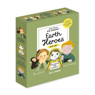 Little People, Big Dreams: Earth Heroes: 3 Books from the Best-Selling Series! Jane Goodall - Greta Thunberg - David Attenboroug