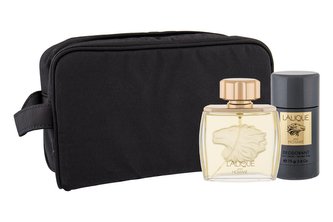 Lalique Pour Homme toaletní voda 75 ml + deostick 75 ml + kosmetická taška