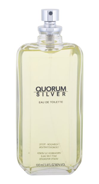 Antonio Puig Quorum Silver Toaletní voda 100 ml pro muže Tester