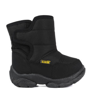 Oldcom Dětské Zimní Boty LILO Černé Velikost: 24, Barva: Černá