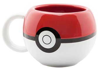 3D keramický hrnek Pokémon: Pokéball (objem 300 ml)