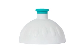 víčko na lahev R&B bílé/tyrkysová