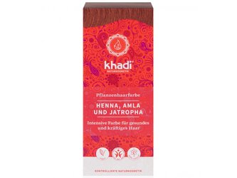barva rostlinná na vlasy Khadi Henna, Amla & Jatropha 100g