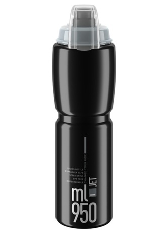 lahev ELITE Jet  Plus 21´ černá/šedé logo 950 ml