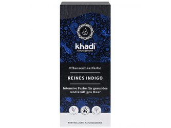 barva rostlinná na vlasy Khadi Čisté Indigo 100g
