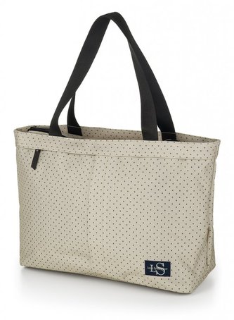 taška ladies LOAP ARTANA šedo/puntíky