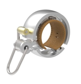 zvonek Knog Oi Bell LUXE stříbrný malý
