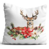 Vánoční polštář XMAS JOY motiv H 40x40 cm  Mybesthome