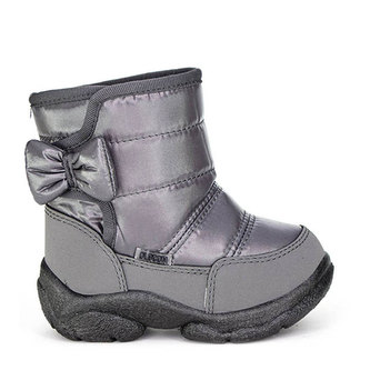 Oldcom Dětské Zimní Boty Lila Šedé Velikost: 23, Barva: Šedá