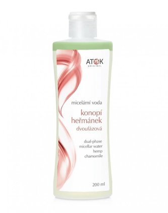 micelární voda ATOK konopí - heřmánek 200ml