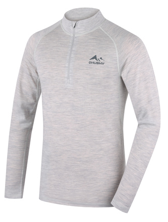 Merino termoprádlo Merow zip M light grey - S Merino termoprádlo Merow zip M light grey - S