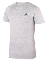 Merino termoprádlo Mersa M light grey - XXL