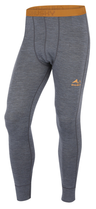 Merino termoprádlo Merea M dark grey/mustard - S Merino termoprádlo Merea M dark grey/mustard - S