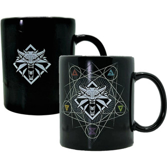 Hrnek The Witcher 3 Witcher Signs 480 ml (měnící se motiv)