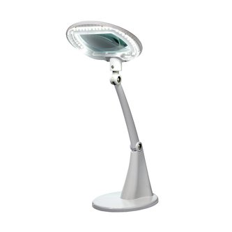 Lupa stolní, zvětšení 1,75x s LED osvětlením 230VAC, 9W