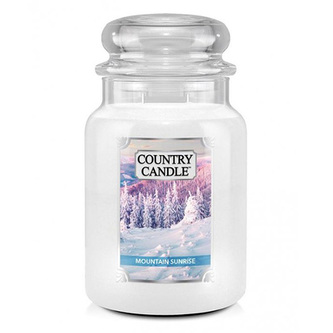 Svíčka ve skleněné dóze Country Candle, Horský východ slunce, 680 g