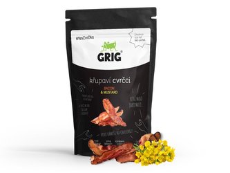 Grig křupaví cvrčci 20 g Slanina a hořčice