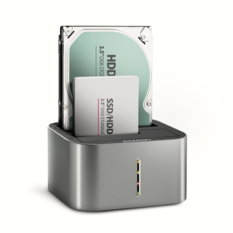AXAGON ADSA-DC, USB-C 5Gbps - 2x SATA 6G 2.5"/3.5" SSD/HDD CLONE DUAL dokovací stanice AXAGON ADSA-DC, USB-C 5Gbps - 2x SATA 6G 2.5"/3.5" SSD/HDD CLONE DUAL dokovací stanice