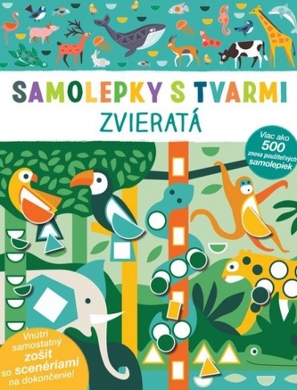 Samolepky s tvarmi Zvieratá