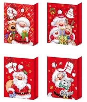 Torebka upominkowa XXL Boże Narodzenie MIX