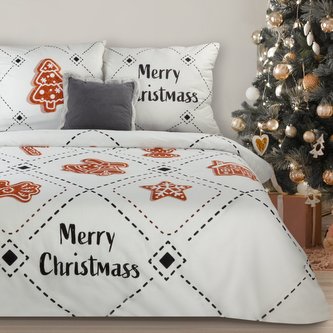 Vánoční povlečení 100% bavlna XMAS STAR IV. 1x 140x200 cm, 1x povlak 70x80 cm MyBestHome Vánoční povlečení 100% bavlna XMAS STAR IV. 1x 140x200 cm, 1x povlak 70x80 cm MyBestHome
