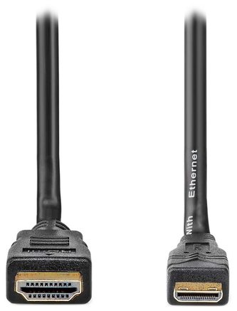 NEDIS High Speed HDMI kabel s ethernetem/ konektory HDMI – HDMI mini/ 4K/ černý/ 5m