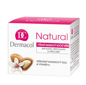 Dermacol Natural Almond Noční pleťový krém 50 ml pro ženy
