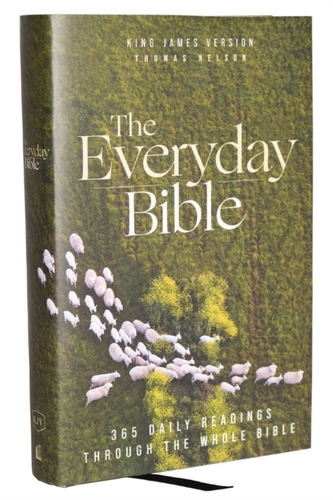 KJV, The Everyday Bible, Hardcover, Red Letter, Comfort Print