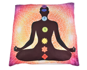 Povlak na polštář Oranžový meditace