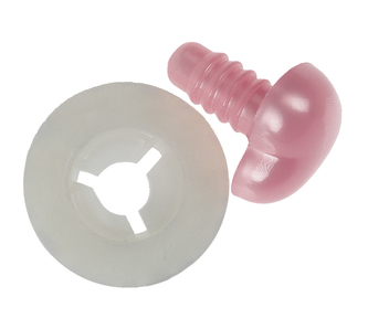 Čumáček - růžová - 15 mm