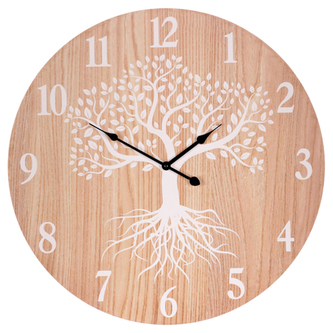 Hodiny nástěnné MDF, 58cm Hodiny nástěnné MDF, 58cm