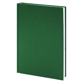 Diář A5 1 strana / 1 den 2024 - Standard zelený