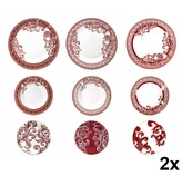 Vánoční jídelní 18-ti dílná sada talířů ROYAL BRANDANI