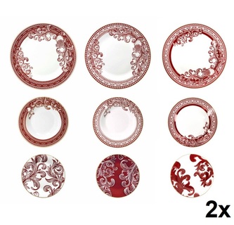 Vánoční jídelní 18-ti dílná sada talířů ROYAL BRANDANI