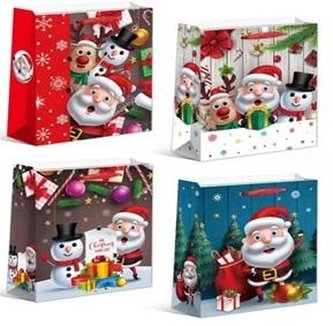 Torebka upominkowa XXL Boże Narodzenie MIX