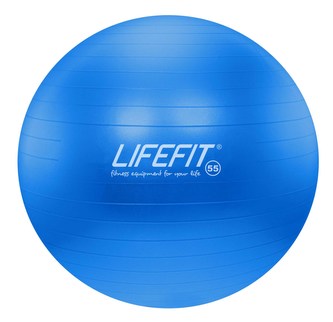 Gymnastický míč LIFEFIT® ANTI-BURST 55 cm, modrý