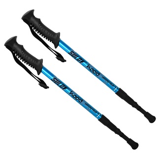 Trekingové hole dětské SULOV® HOOD, 3-dílné, pár, modrá