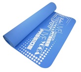 Podložka LIFEFIT® YOGA MAT TPE, 183x61x0,4cm, modrá