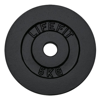 Kotouč LIFEFIT® 5kg, kovový, pro 30mm tyč