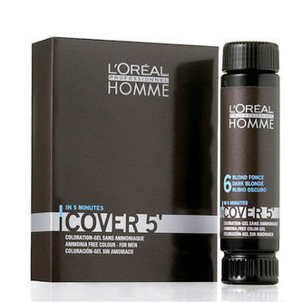 L´Oréal Professionnel Homme Barva na vlasy Cover 5´ 3x50 ml 2 Brown pro muže