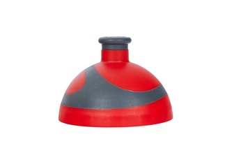 víčko 2K na lahev R&B červená/antracit