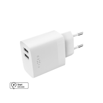 Fixed nabíječka 2xUSB 17W FIXC17N-2U-WH