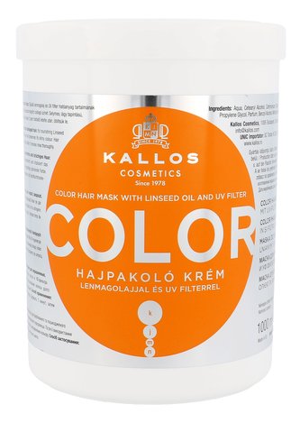 Kallos Cosmetics Color Maska na vlasy 1000 ml pro ženy