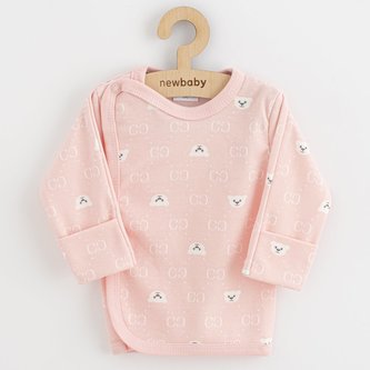 Kojenecká košilka New Baby Classic II medvídek bílý - velikost 68 (4-6m)