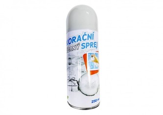 Dekorační sprej stříbrný 250ml 17cm